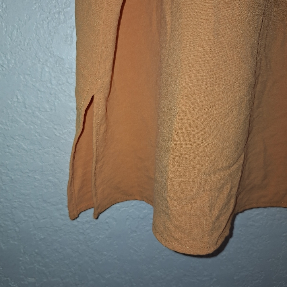 Adrienne V-Neck Blouse Short Sleeve Shirt Summer Half Sleeve Baggy Top 2X - Picture 6 of 8